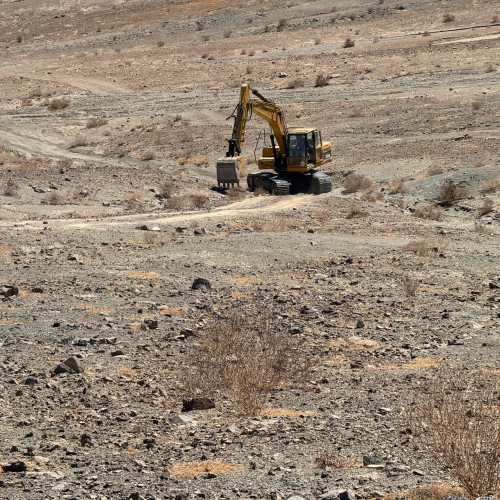 Continued road improvement to open up the project area